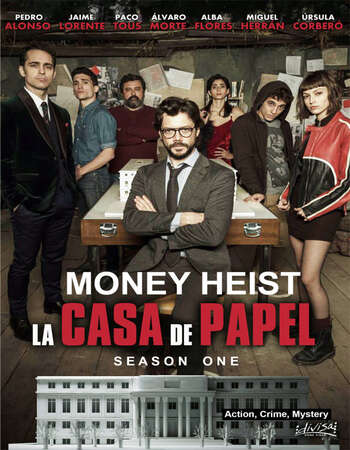 Download Money Heist (Season 1) WEB-DL Complete Hindi ORG Dubbed  720p | 480p download